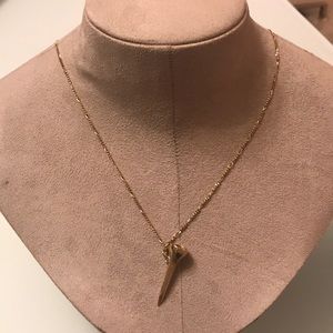 14k gold golf tee pendant